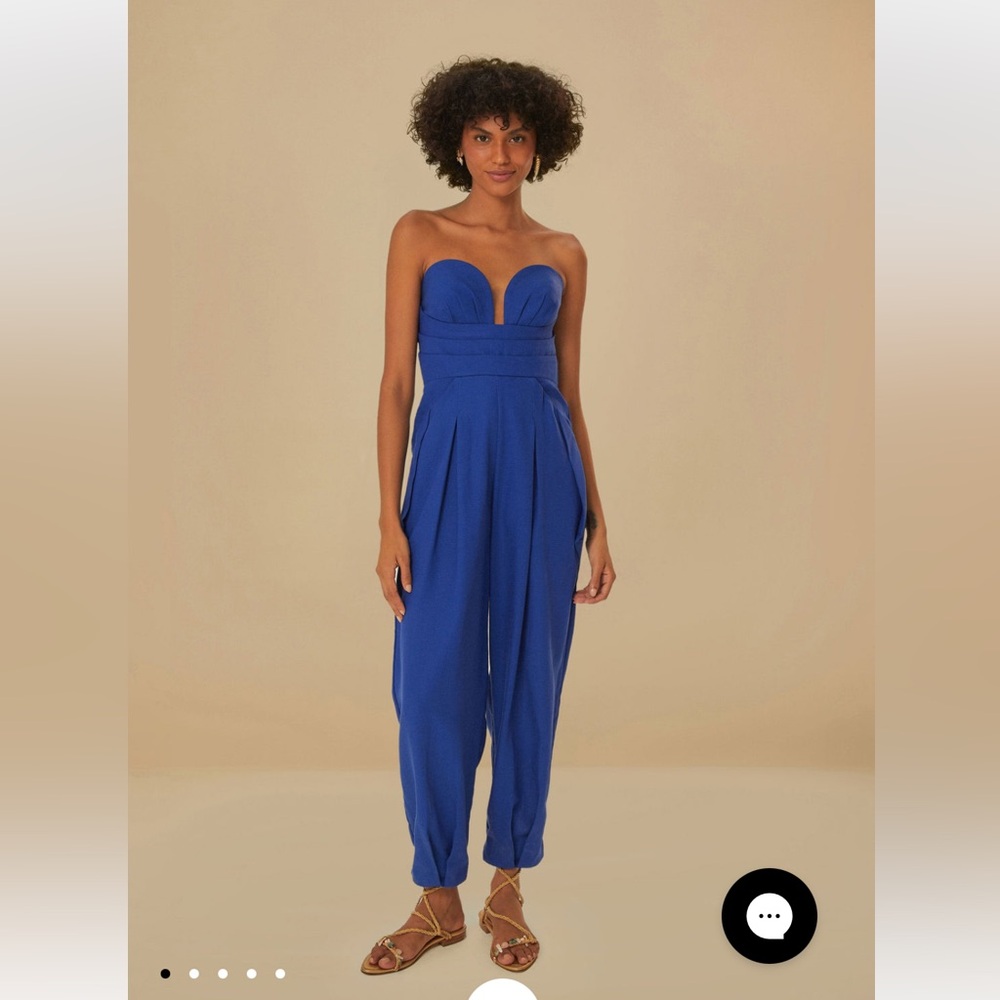 Farm rio strapless jumpsuit